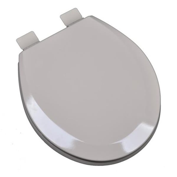 Plumbing Technologies Plumbing Technologies 1F1R5-30 Premium Molded Round Wood Toilet Seat; Fawn Beige 1F1R5-30 - main